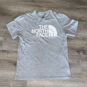 The North Face Light Gray Logo Tee